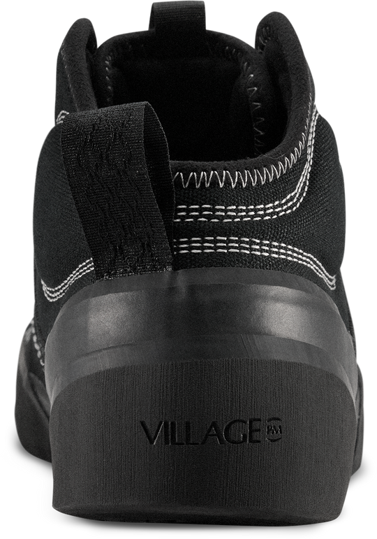 Black sneaker with &