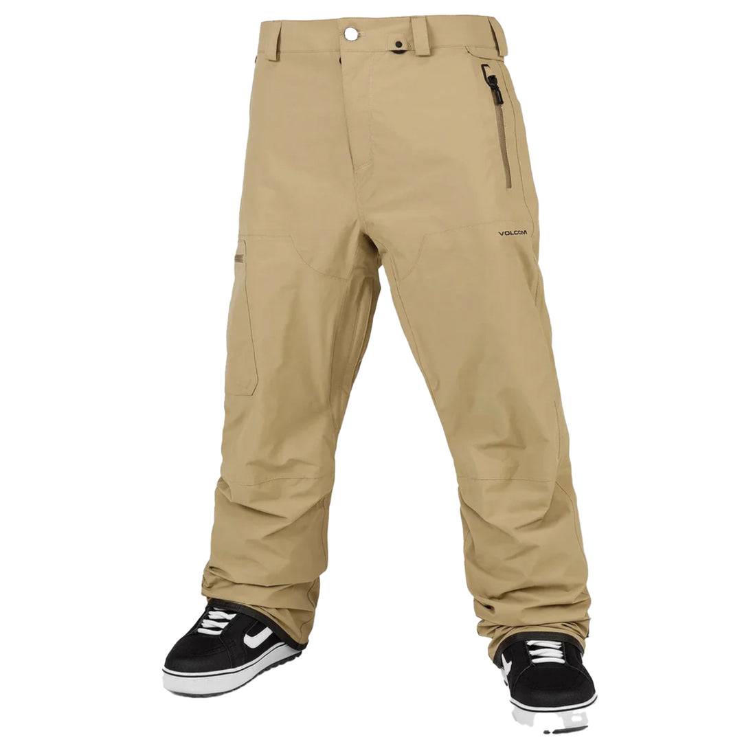 Volcom L Gore-Tex Men's Snowboard Pants (Dark Khaki)