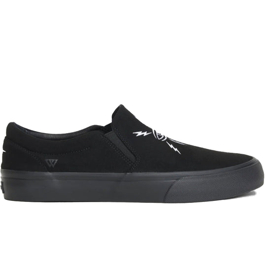 WARSAW Stranger Slip-on | Black/Black Ed Templeton