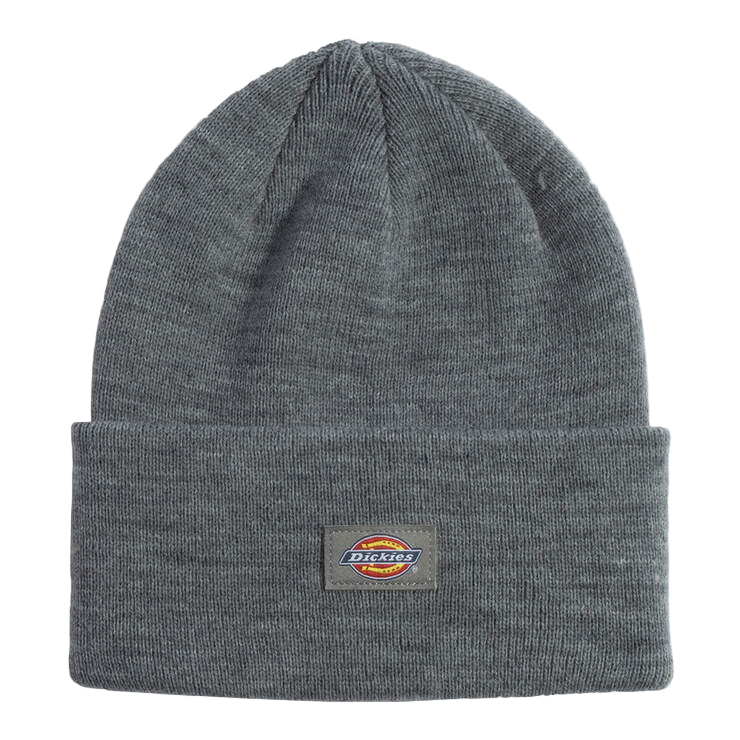 Dickies Knit Tall Cuffed Beanie (Heather Grey)