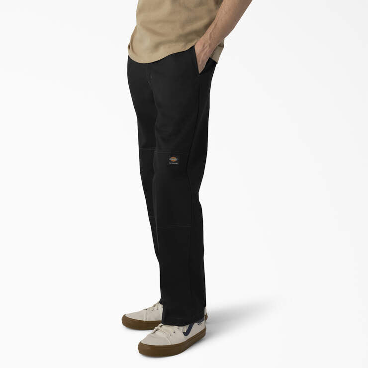 Dickies Regular Fit Double Knee Pants (Black)