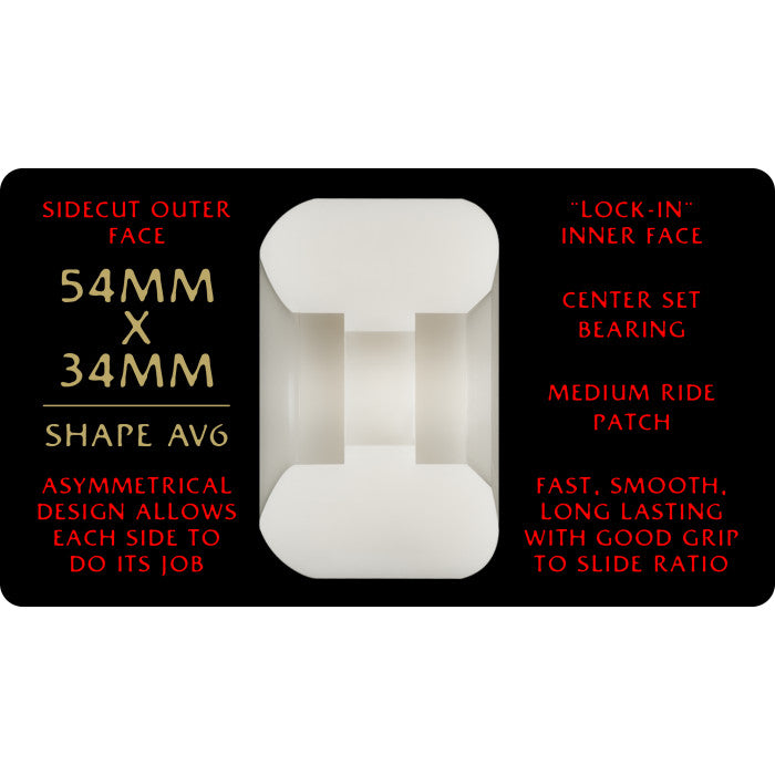 Powell Peralta Nano Rats 93A AV6 Wheels (54mm x 34mm)