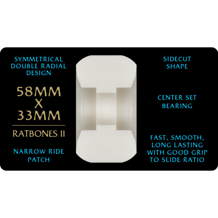 Powell Peralta Dragon Formula Ratbones II Wheels (58mm 97a)
