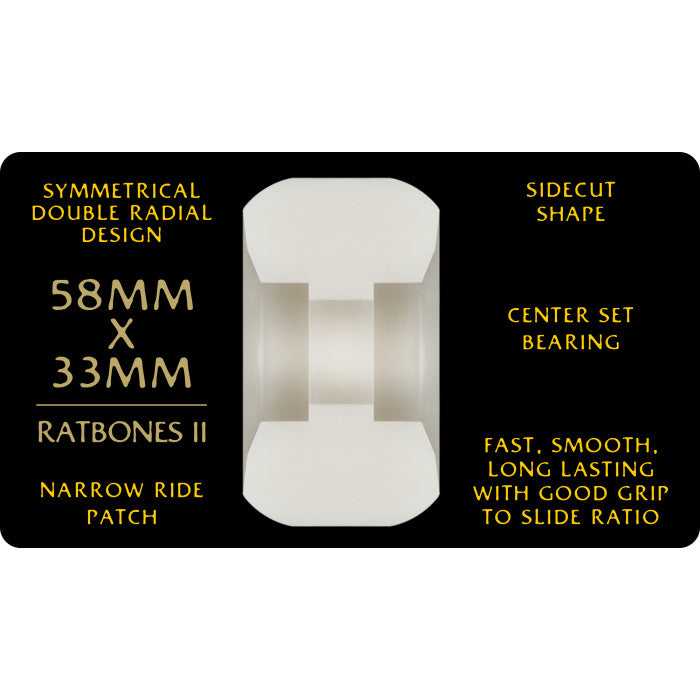 Powell Peralta Dragon Formula Ratbones II (58mm X 33mm 95a