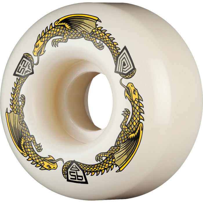 Powell Peralta Dragon Formula Yellow 95A V1 Wheels (52mm x 31mm)