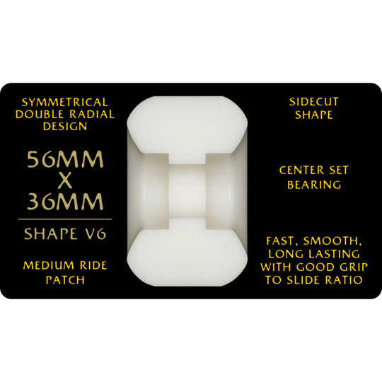 Powell Mike Vallely Pro V6 Dragons (56mm x 36mm 95A)
