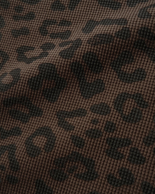 Butter Goods Waffle L/S Top (Leopard)