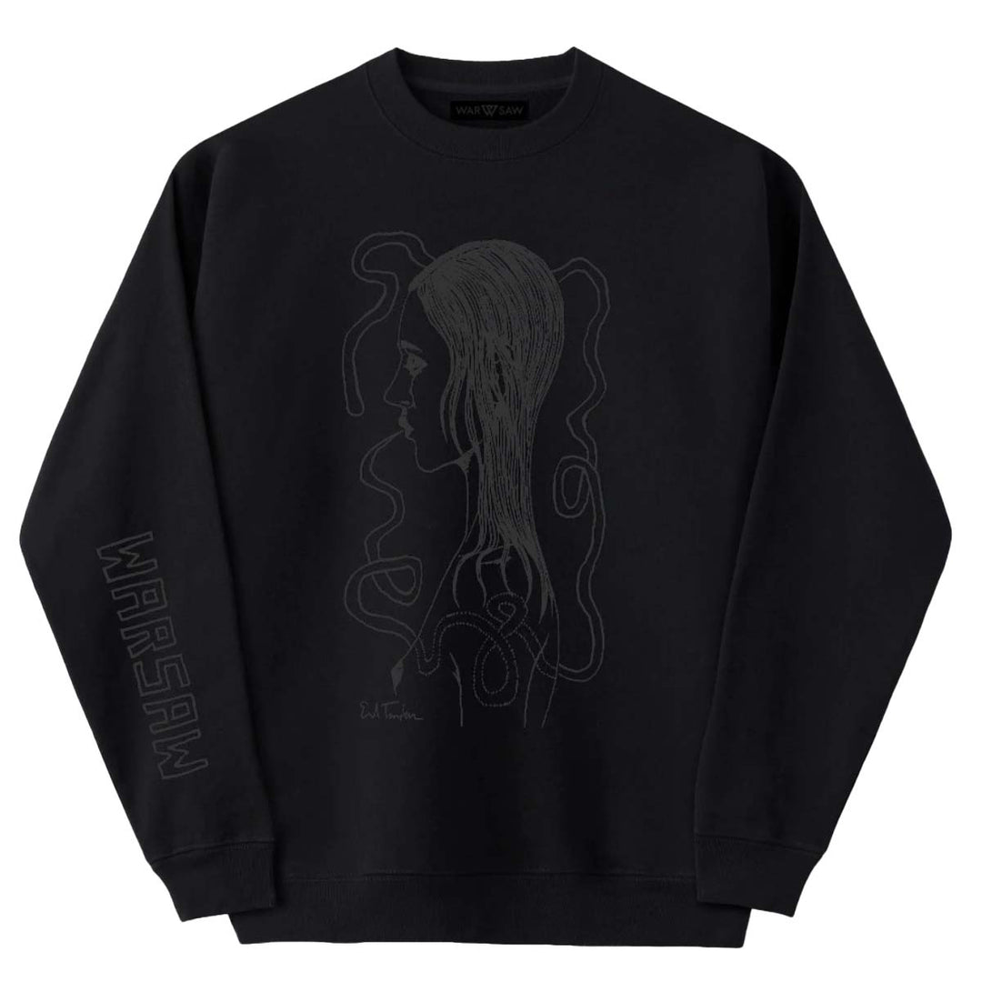 Warsaw ET Profile Crewneck (Black/Dark Grey)