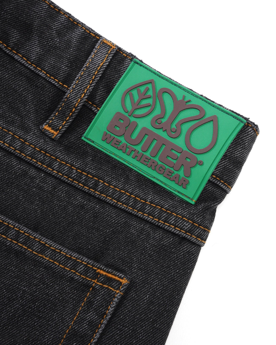 Butter Goods Weathergear Denim Jeans (Washed Black)
