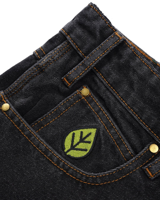 Butter Goods Weathergear Denim Jeans (Washed Black)