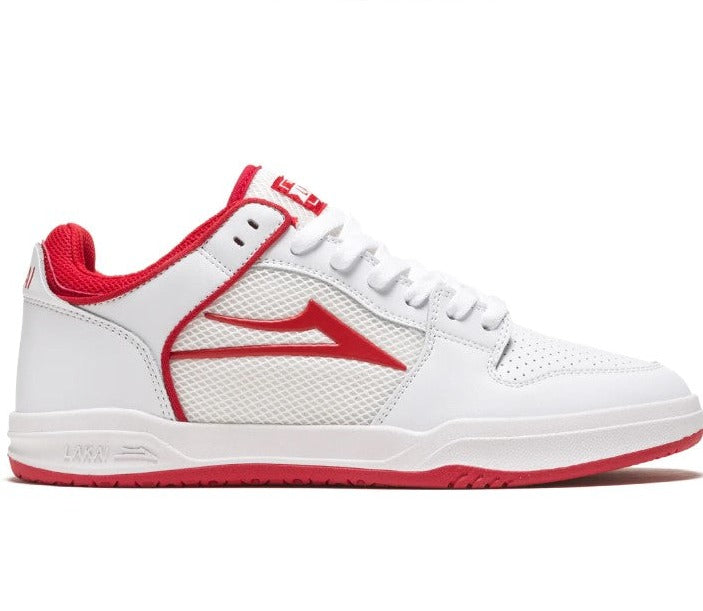 Lakai Telford Low (White/Red Suede)