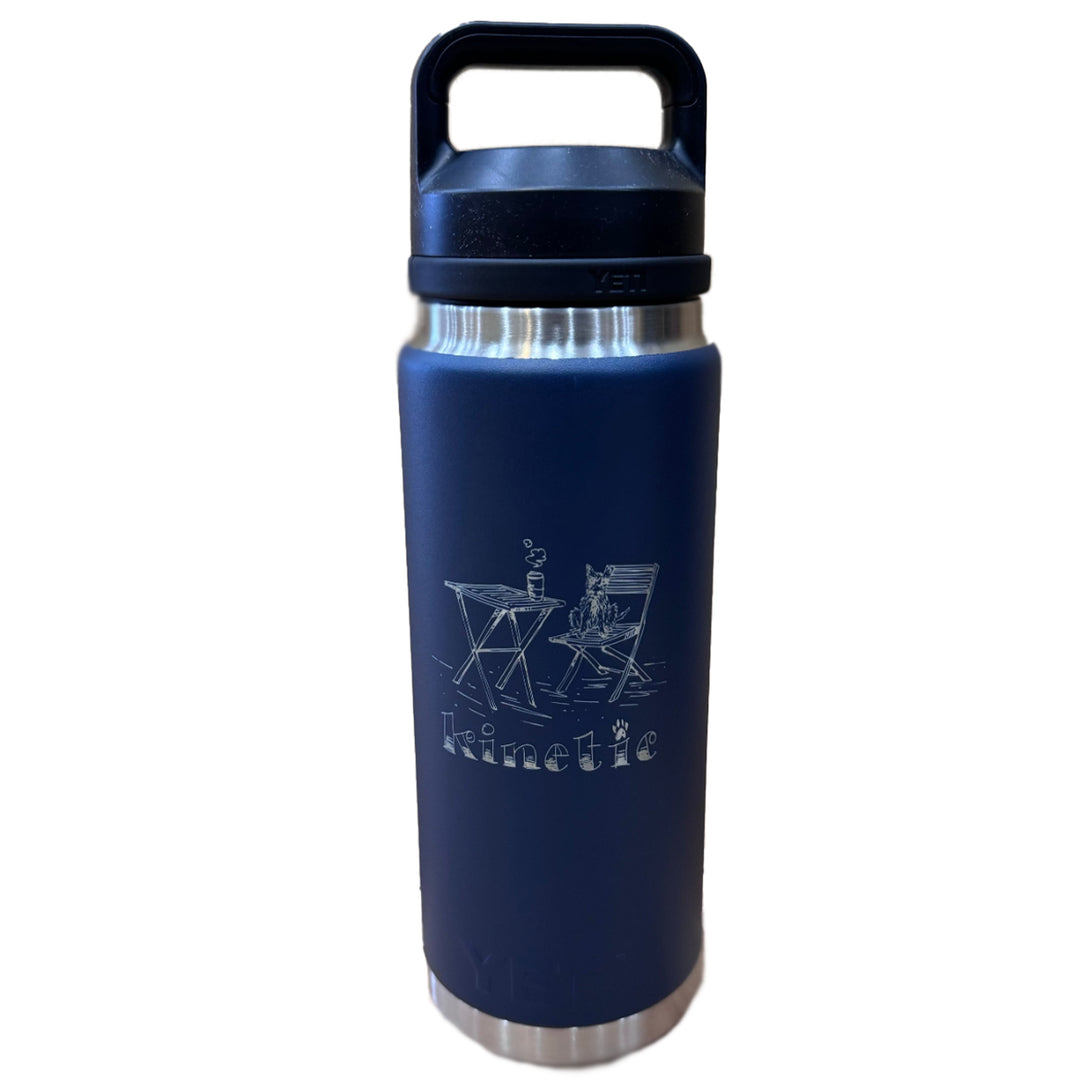 YETI X Kinetic Auggie Rambler 26 oz Water Bottle (Navy)