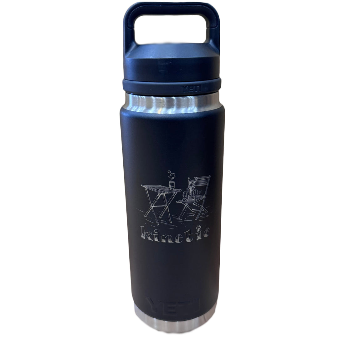 YETI X Kinetic Auggie Rambler 26 oz Water Bottle (Black)