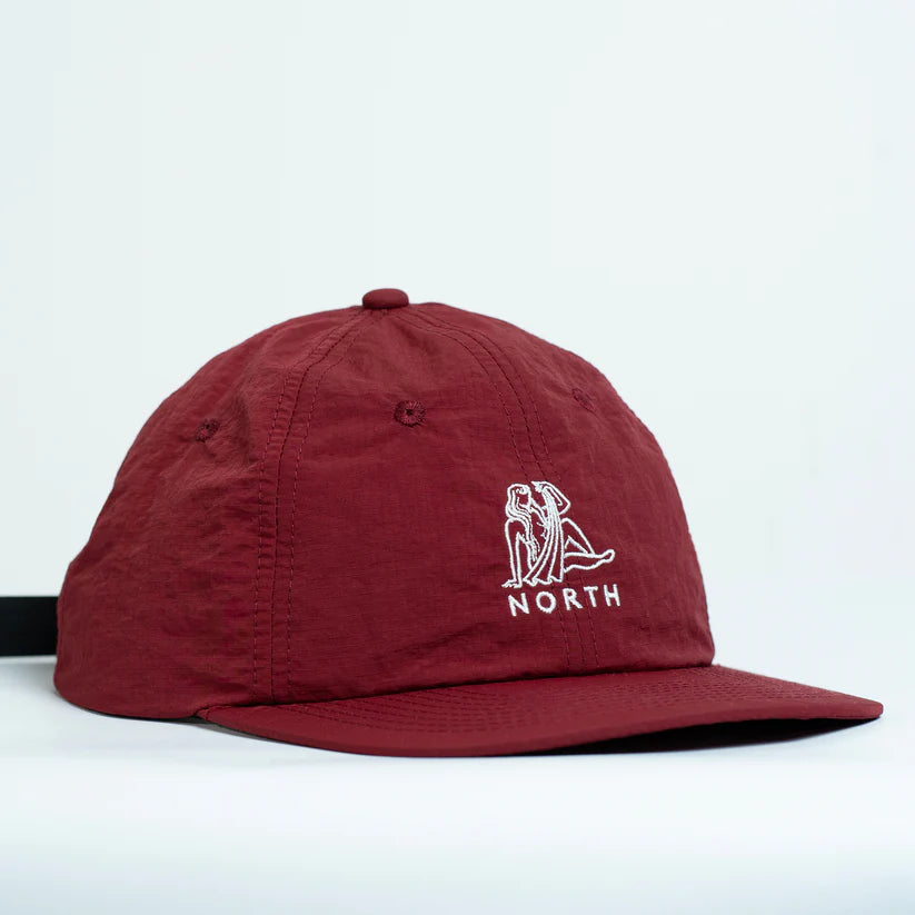 North Zodiac Cap (Burgundy Ripstop)