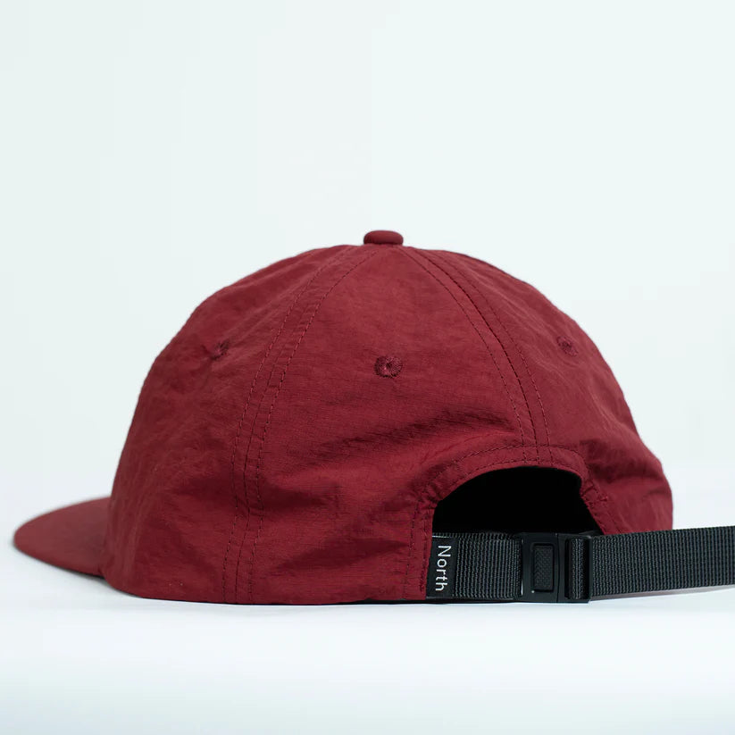 North Zodiac Cap (Burgundy Ripstop)