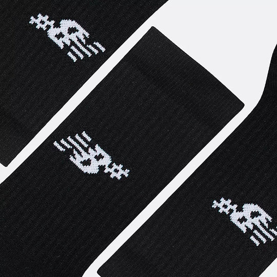 New Balance Active Numeric Crew Socks 3 Pack (Black)