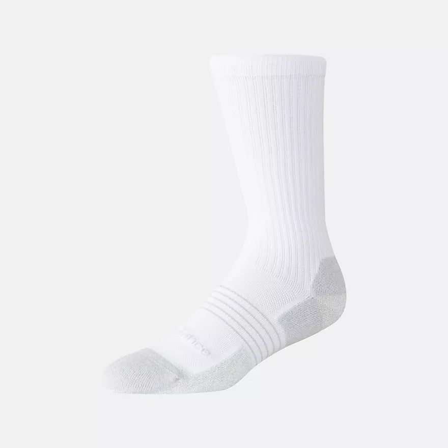 New Balance Pro Numeric Crew Socks 1 Pair (White)