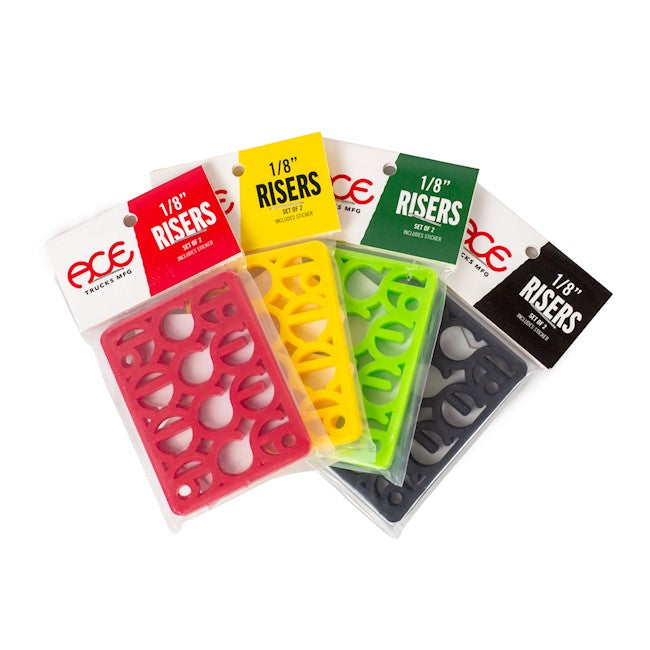 Ace Trucks 1/8" Riser Pads (Black)