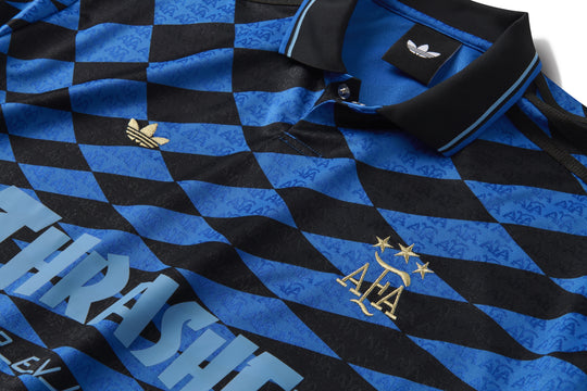 Adidas Skate Thrasher x AFA Jersey (Black/Blue)