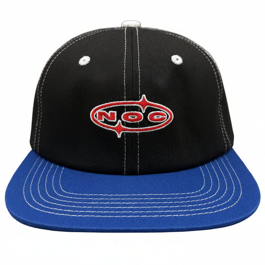 Nocturnal 'Chrome' Snapback Hat (Black/Blue)