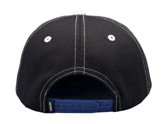 Nocturnal 'Chrome' Snapback Hat (Black/Blue)