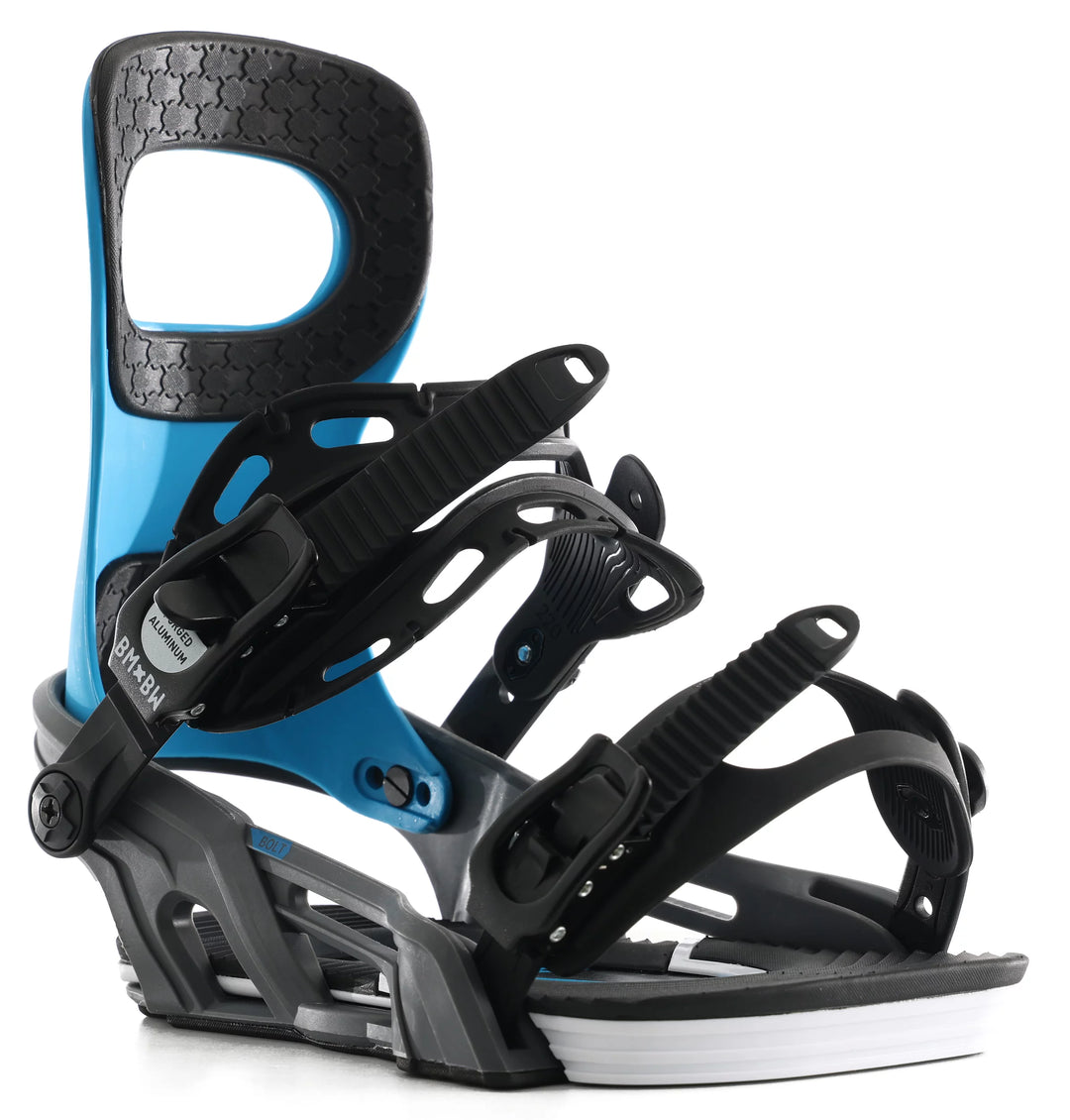 Bent Metal Bolt Bindings (Grey/Blue)