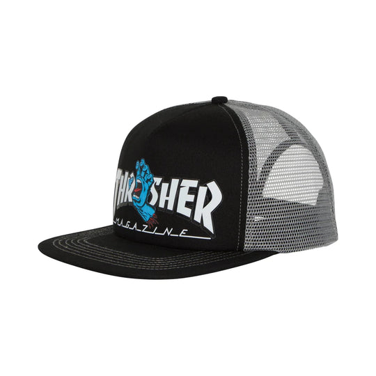 Santa Cruz x Thrasher Screaming Logo Mesh Trucker