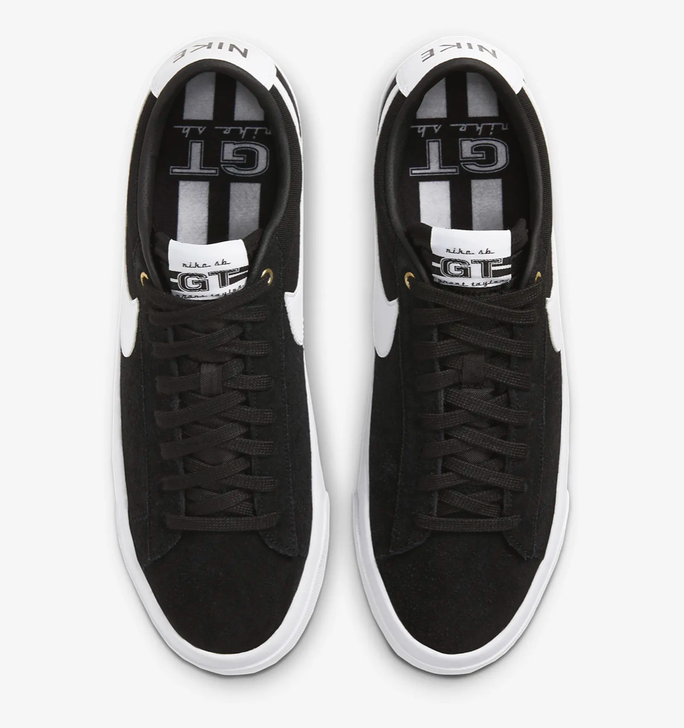 Nike sb grant taylor black white discount
