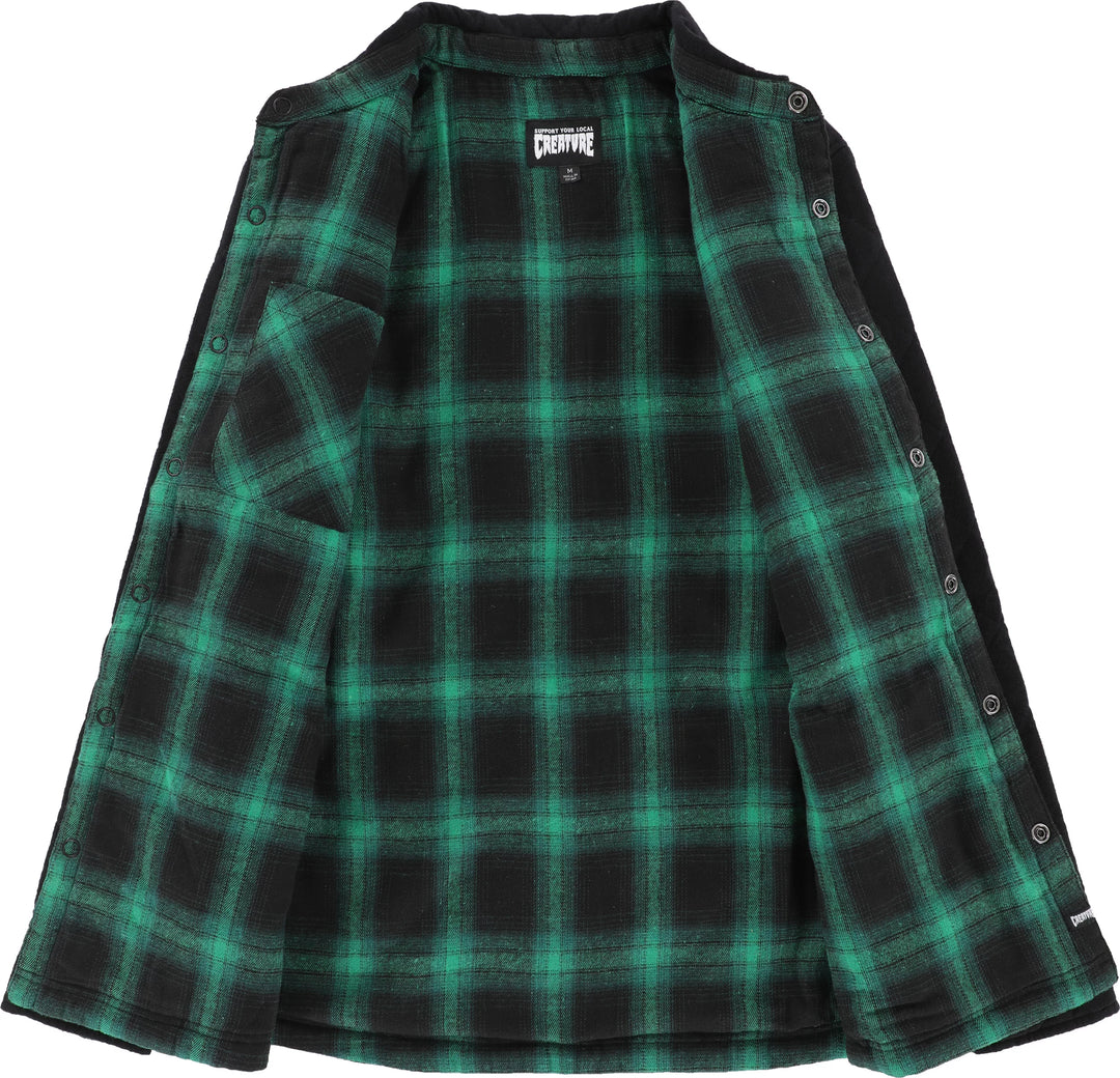 Creature Switch L/S Reversible Top (Black/Green)