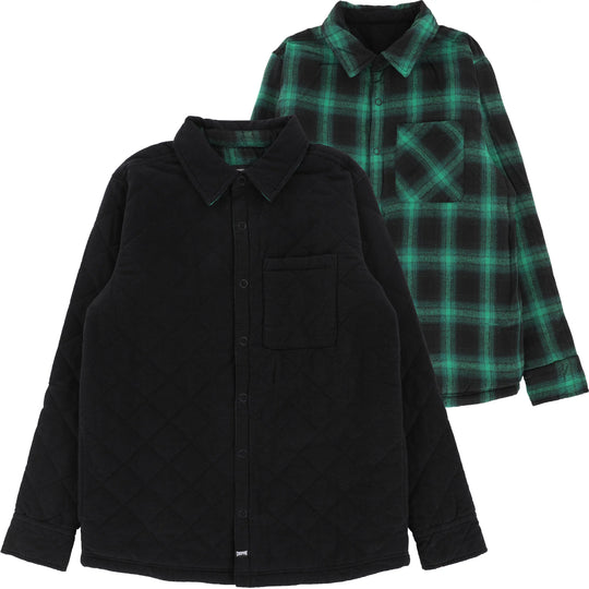 Creature Switch L/S Reversible Top (Black/Green)