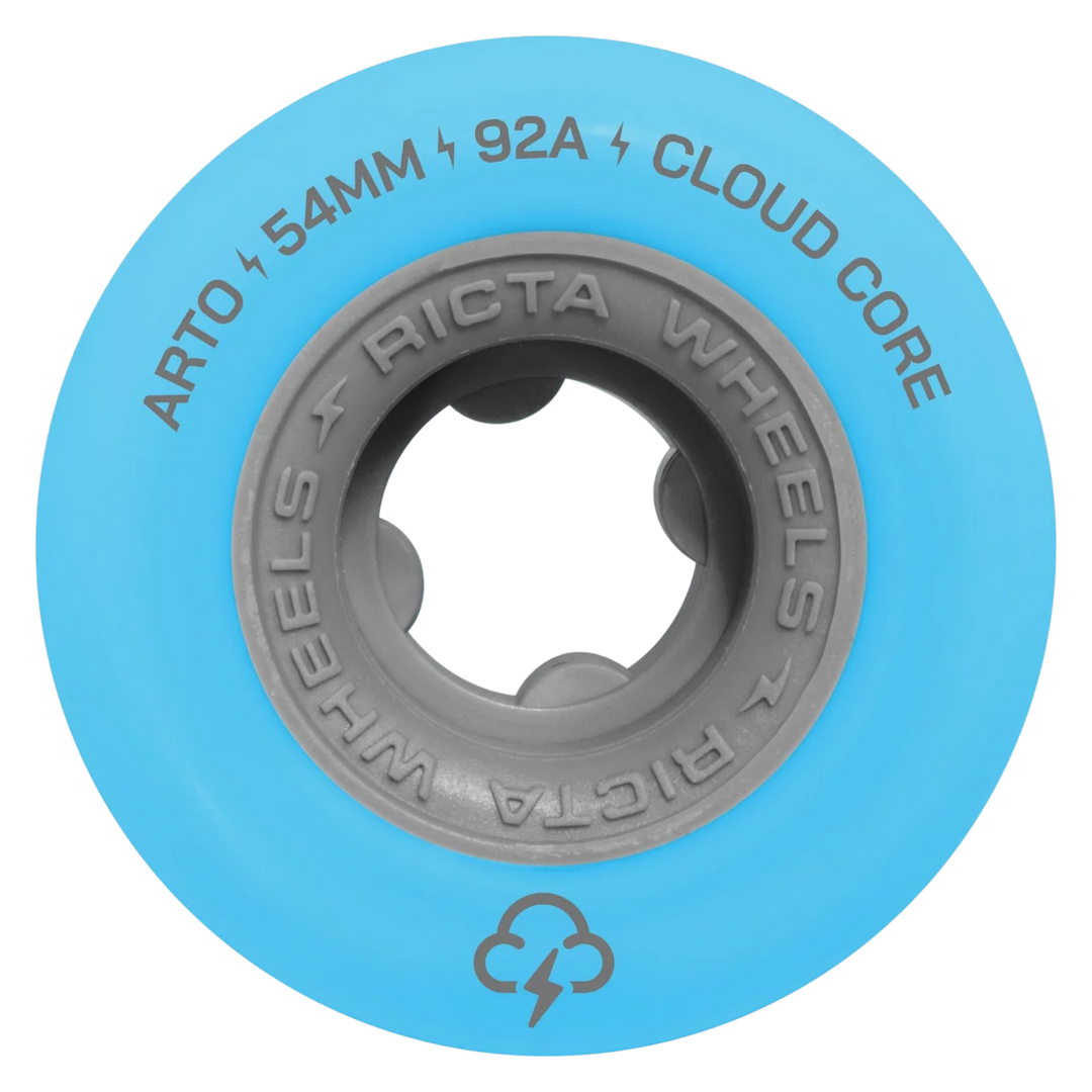 Ricta Saari Clouds Light Blue Wheels (54mm/ 92A)