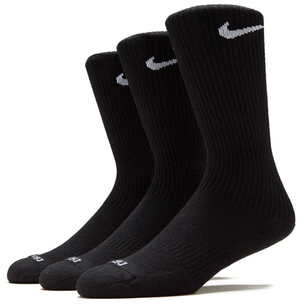Nike SB Everyday Plus Socks 3 Pack (Black)