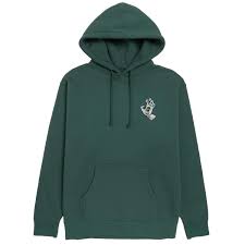 Santa Cruz Screaming Hand Hoodie (Alpine Green/Grey/Gold)