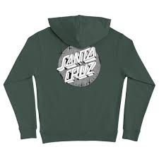 Santa Cruz Scrawl Fill Dot Youth Hoodie (Alpine Green)