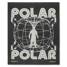 Polar Picnic Blanket Magnet (Black/Cloud White)
