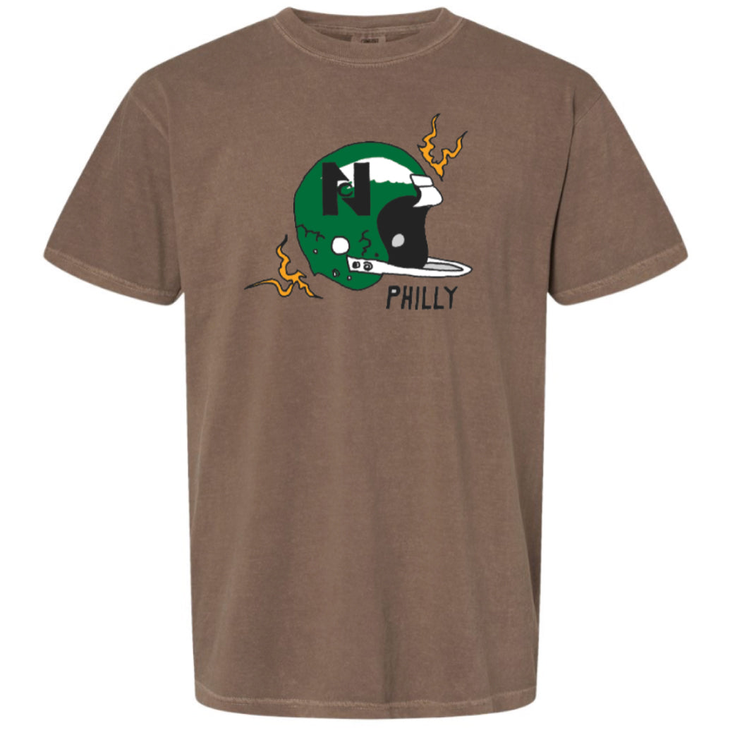 Nocturnal x Heavy Slime Helmet Tee (Espresso)