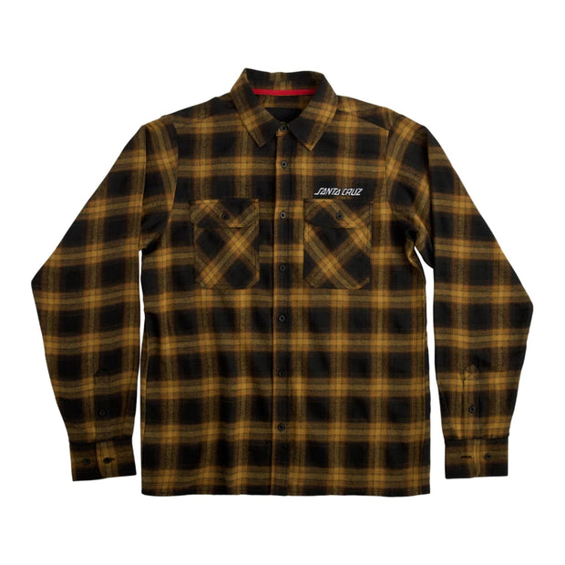 Santa Cruz Stone Flannel Shirt (Brown/Black)