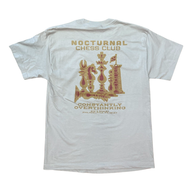 Nocturnal Chess Club Tee (Sand)