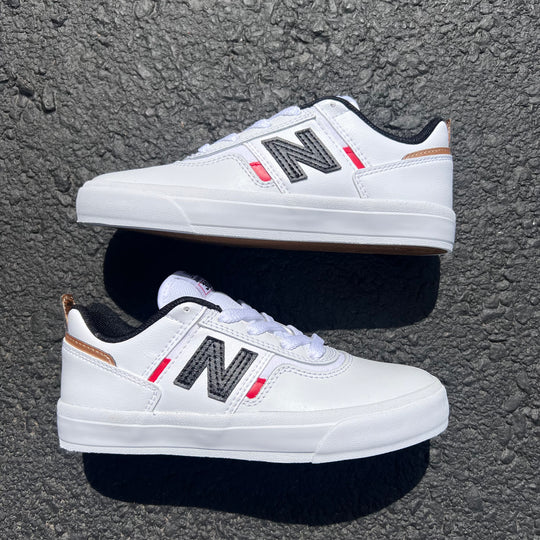 New Balance Numeric 306 Foy Youth (White Leather/Black)