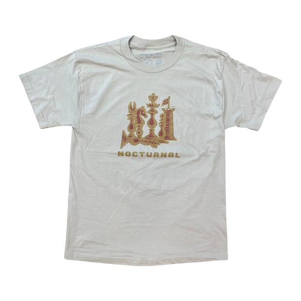 Nocturnal Chess Club Tee (Sand)