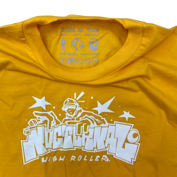 Nocturnal Dice Tee (Gold)