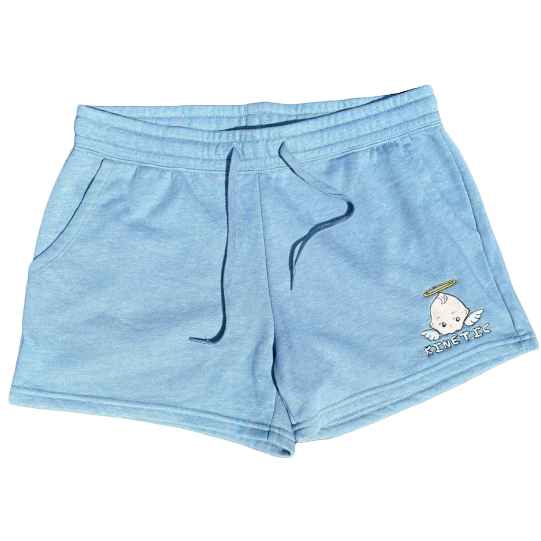 Kinetic Women's Kewpie Sweat Shorts (Misty Blue)