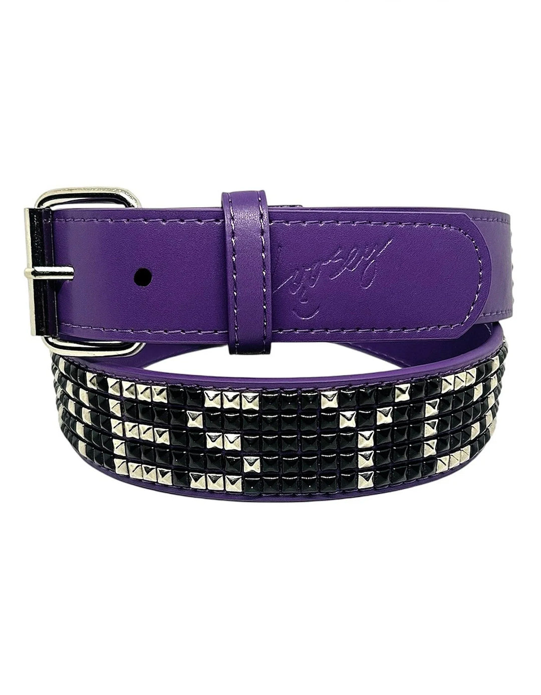 Loosey Loves You Stud Belt (Purple)