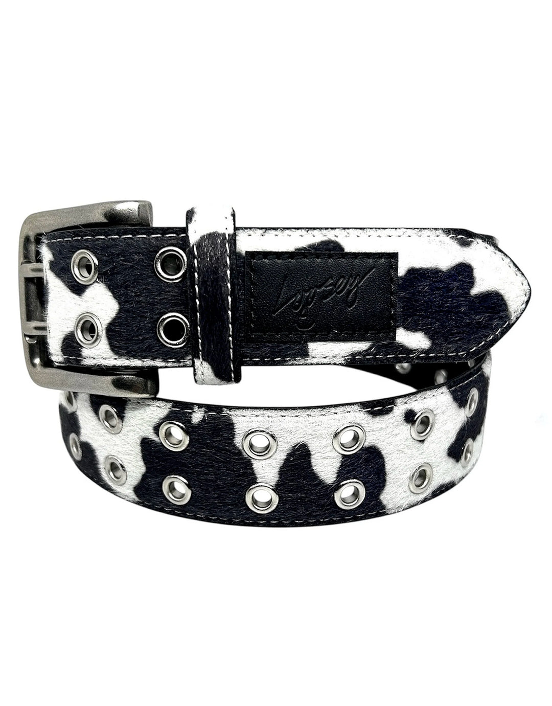 Loosey Moosey Grommet Hole Belt (Cow)