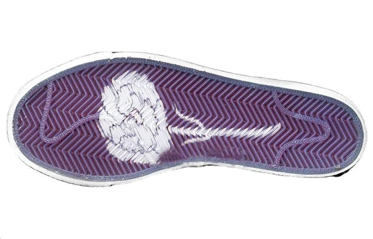 purple herringbone heel rose branding