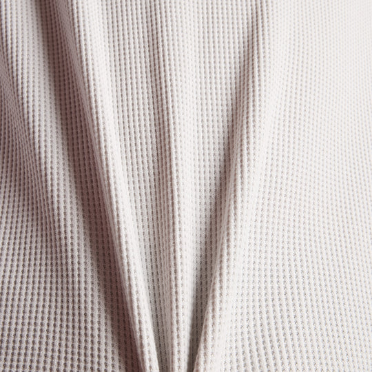 New Balance Numeric Waffle Knit Long Sleeve Henley (Oatmeal)