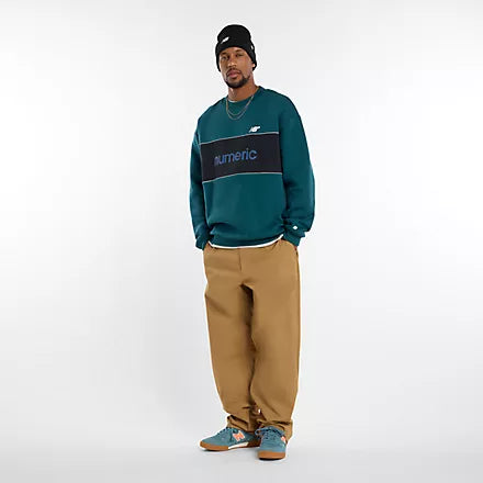 New Balance Numeric Team Crew Sweater (Medusa Green)