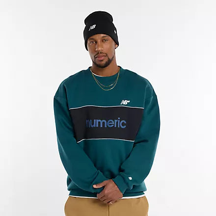 New Balance Numeric Team Crew Sweater (Medusa Green)