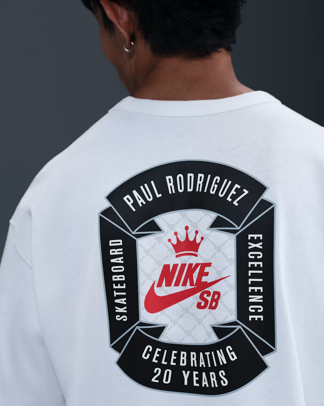 Nike SB P-Rod Celebrating 20 Years Pocket Tee (White)