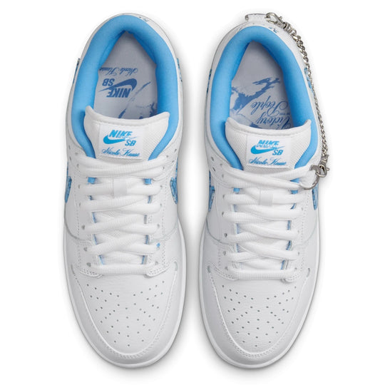 Nike SB Dunk Low Pro x Nicole Hause (White/University Blue-White)